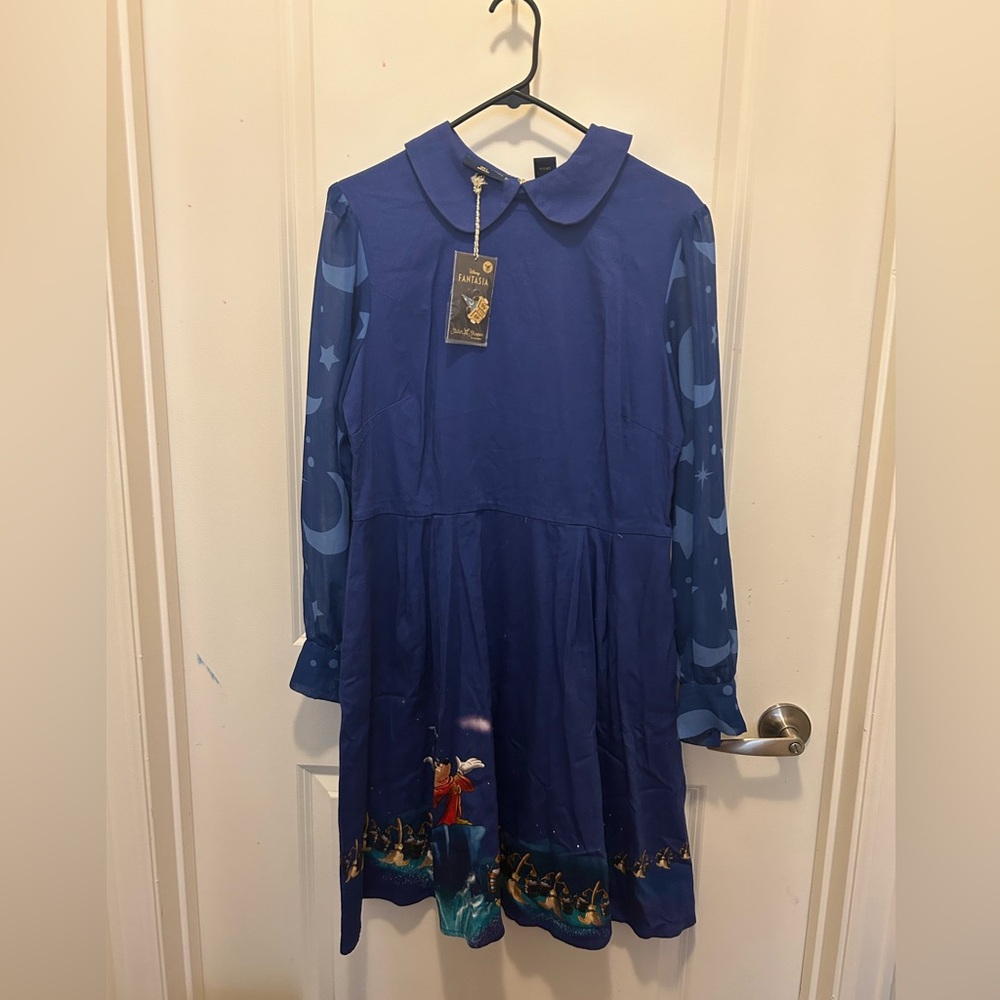 DISNEY Loungefly Stitch Shoppe Fantasia Dress NWT comes with Dress Belt and Pin